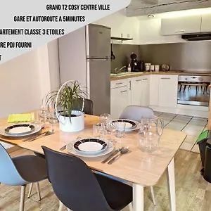  Appartement La Porte De La Dombes - Centre - 70m2 - Classé 3 étoiles